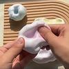 Пластичная игрушка-антистресс с надувателем, снимающая тревожность, сжимаемый мячик, сенсорная игрушка для детей, подростков, взрослых, портативный мягкий мячик из ТПЭ, пищалка-игрушка