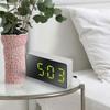 Electronic Watch Digital Table Bedroom Decoration Mini Alarm Clock Wall Home Decor Living Room Led Mirror Desk Home Furnishings