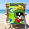 proof beach towel with a Marvin the Martian1 pattern - soft,absorbent,quick-drying,machine washable - perfect for swimming,camping,bathing