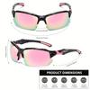 2PCS High Value Sets Women's Half Frame Fashion Glasses Colorful Coating Starry Sky Purple Dreamy Pink Lenses