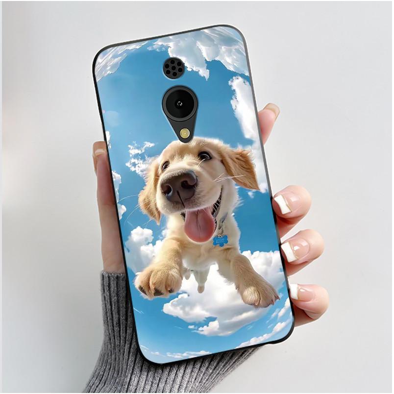 Корпус Для Nokia 150 2G 2023 TA-1582 Чехол Эстетичный Роскошный Милый Крутой Мальчики Девочки Черный Матовый Мягкий ТПУ Полностью Защитная Задняя Крышка