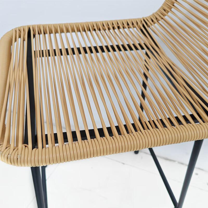 OLOMM Outdoor Rattan Bar Chair