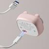 Ультразвуковая чистка контактных линз Полностью автоматическая USB-перезаряжаемая машина для очистки от белка со съемным контейнером УФ-стерилизация