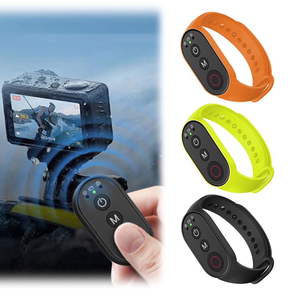 Bluetooth Remote Control For DJI Action6/5/4/3 Insta360 X4 X3/GoPro 13 12 11 Action Camera With Wrist Strap Android Apple Phone