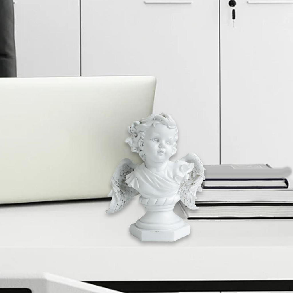 Фигурка ангела, изящный домашний акцент, скульптура херувима