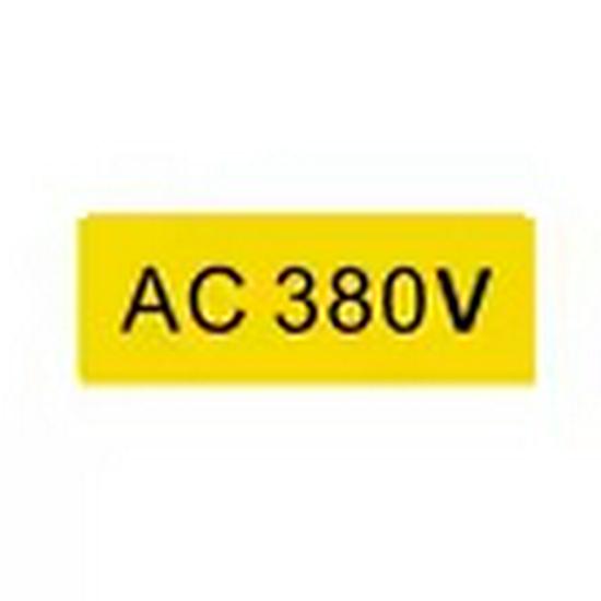 AC380V Наклейка-предупреждение о безопасности электрошкафа - Водонепроницаемая самоклеящаяся этикетка