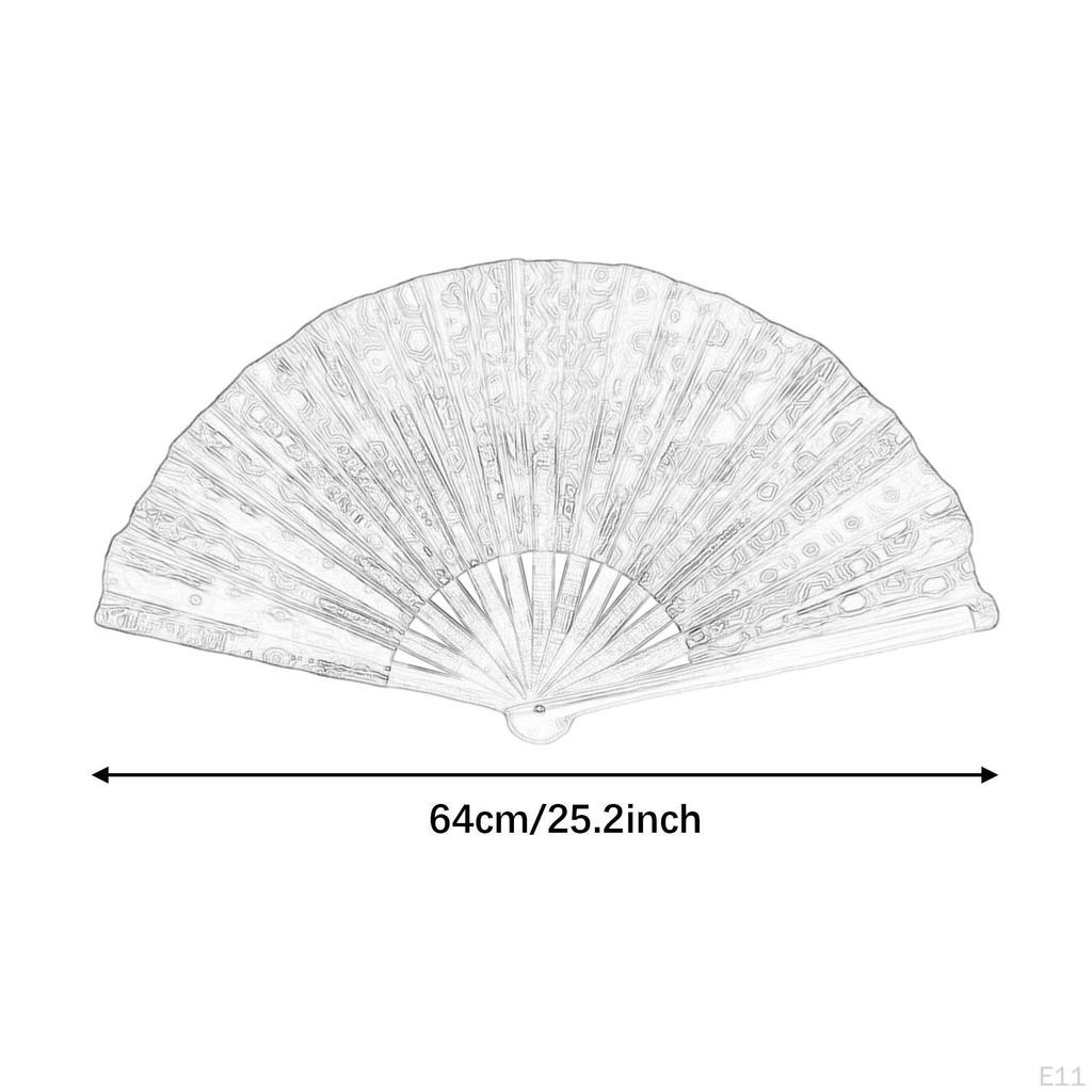 Line Dance Popping Fan Craft Hand для вечеринок, театральных танцев, реквизита