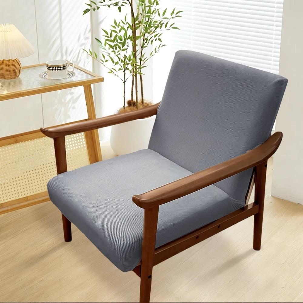 Jacquard Armchair Cover Elastic Single Sofa Cover Wooden Arm Chair Cover For Household Hotel