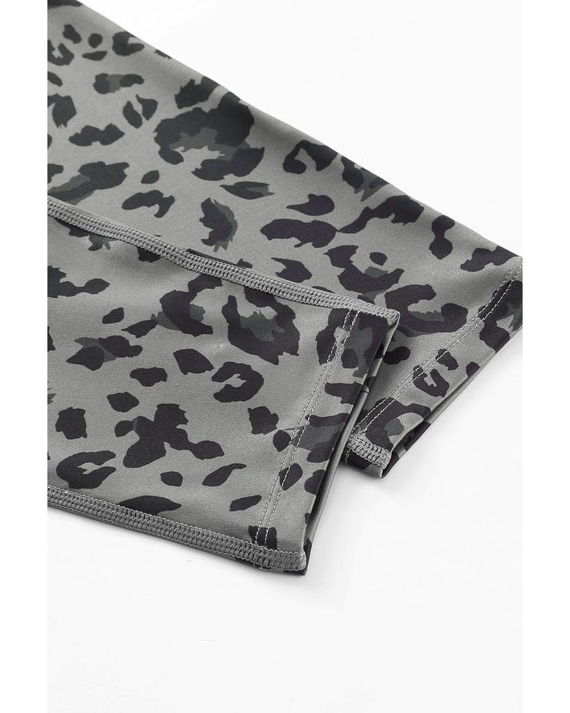 Azura Exchange Leopard Print Active Leggings