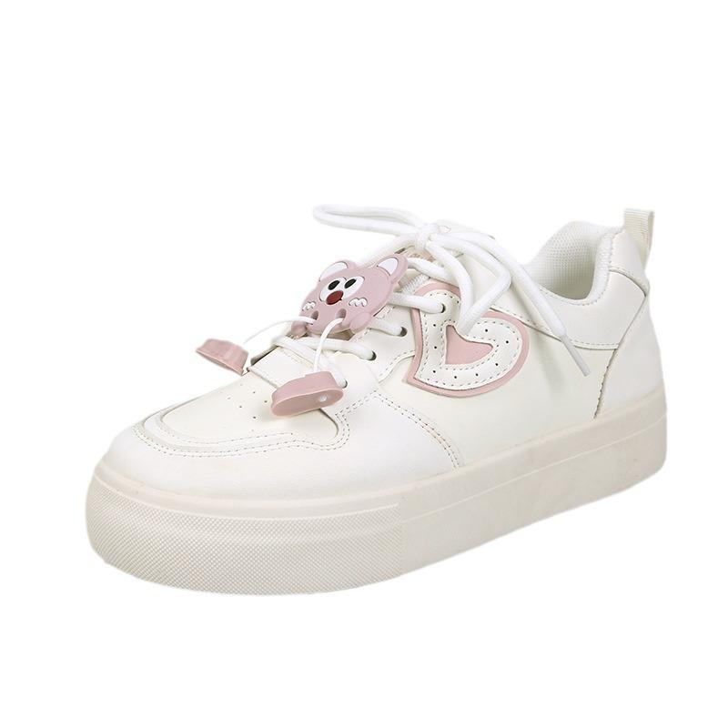 Белые туфли на плоской подошве женские 2024 года, универсальные женские туфли, новые кроссовки для серфинга, студенческие повседневные спортивные туфли