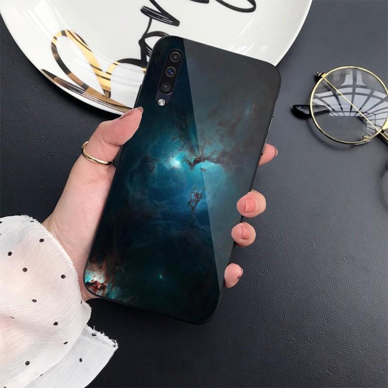 Чехол для телефона Sky Star Universe Plane для Samung A32 A51 A52 ПРИМЕЧАНИЕ 10 20 S10 S20 S21 S22 Pro, ультра черный стеклянный чехол для телефона из поликарбоната