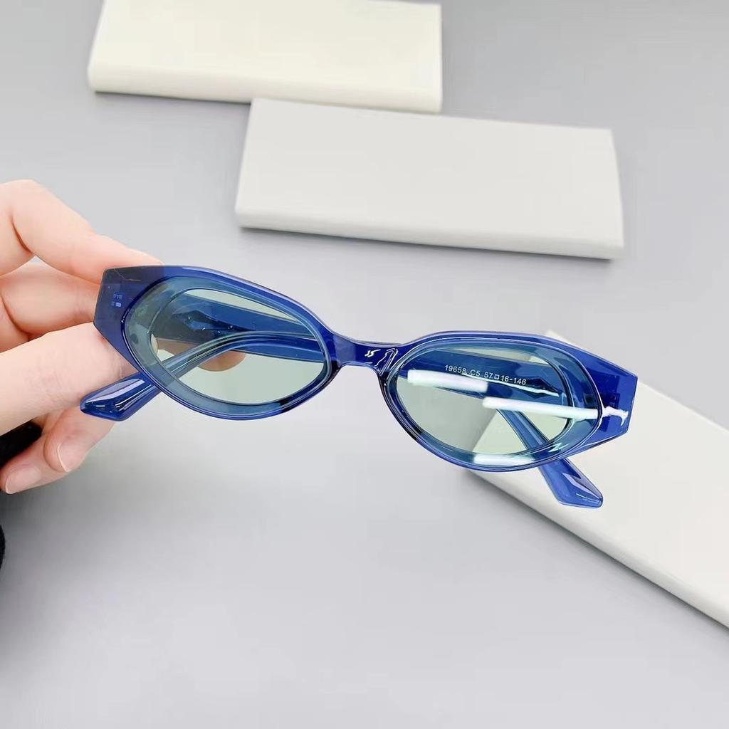 Vintage Style Women'S Sunglasses Fashion Cat Eye Shape Uv400 Protection Sun Glasses Men Holiday Travelling Female Sunglass