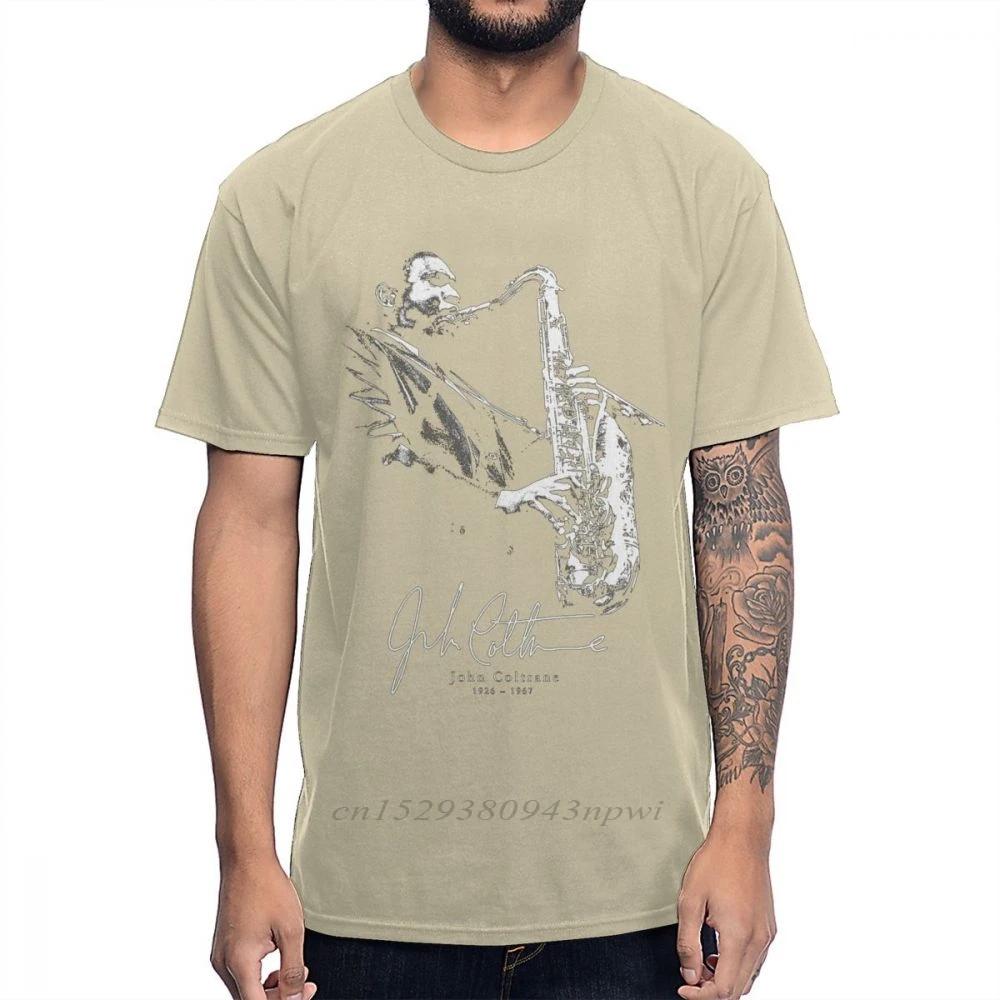 American Jazz Saxophonist And Composer Sax Music John Coltrane T Shirt 100% Cotton Graphic Cotton Tee Shirt