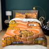 Kids Ga-rfie-ld Classic Bedding Set Lightweight Duvet Cover Set Ultra Soft Quilt Cover All-Season 3-Pcs Queen Size Room Decor
