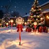Holiday Decorations for Garden Solar Christmas Ball Light, Color Changing LED Stake with 13 Powered Gifts Mom Beads, IP65 Waterproof Landscape