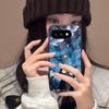 Чехол для Google Pixel 10A Аниме Черный Кот Звездное Облако Печать Чехол для Телефона Акриловая Жесткая Задняя Панель С Гибким Краем из ТПУ