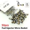 50Pcs Universal Fuel Injector Basket Filters High-Quality Material, Precision Filtration