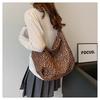 Bag Women's Bag New 2025 Shoulder Bag Leopard Print Casual Shopping Bag Large Capacity Popular Fashion Solid Color Tote Bag