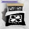 3pcs Sam and Colby pattern bedding set duvet cover set includes duvet cover &pillowcases, perfect all season bedroom decoration & gift