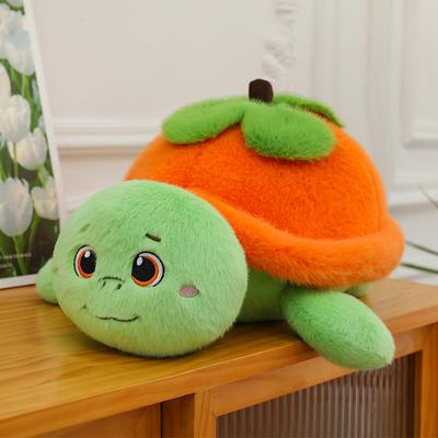 Хорошая плюшевая игрушка хурма-черепаха для девочек, прикроватная подушка-черепаха, украшение для эркерного окна, детская кукла