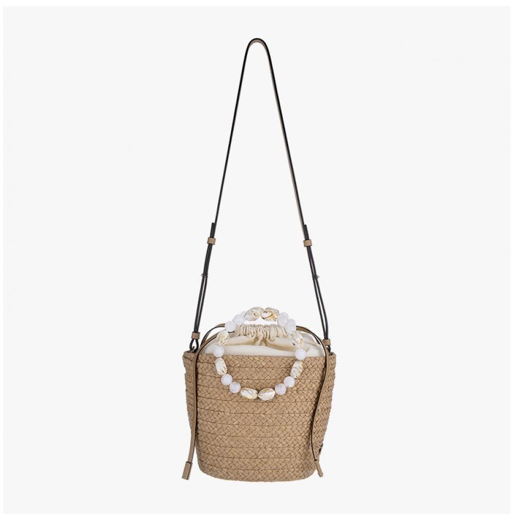 Helen Kaminski Natural Bucket Shoulder Bag Nuntl Bag51899