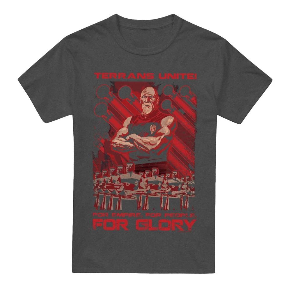 Star Trek Terrans Unite T-Shirt S-3XL, Charcoal