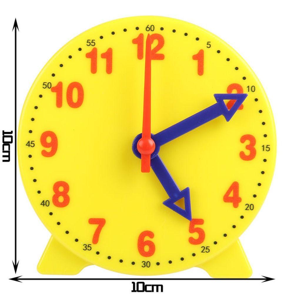 10cm Hour Minute Second Cognition Early Education Montessori Clocks Model  Preschool Teaching Aids