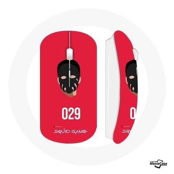 Souris Sans Fil - MANIACASE - Hwang Jun Ho No 29 - Rouge - Clé USB Wi-Fi incluse - Compatible Mac et PC