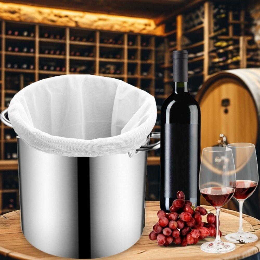Easy Clean Soybean Milk Filter Bag Reusable Beer Straine Fruit Juice Filter  Kitchen Gadgets