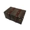 Lockable Wooden Trinket Box with Lock Antique Style Storage Chest for Jewelry Photos Props Display Keepsakes Organiser