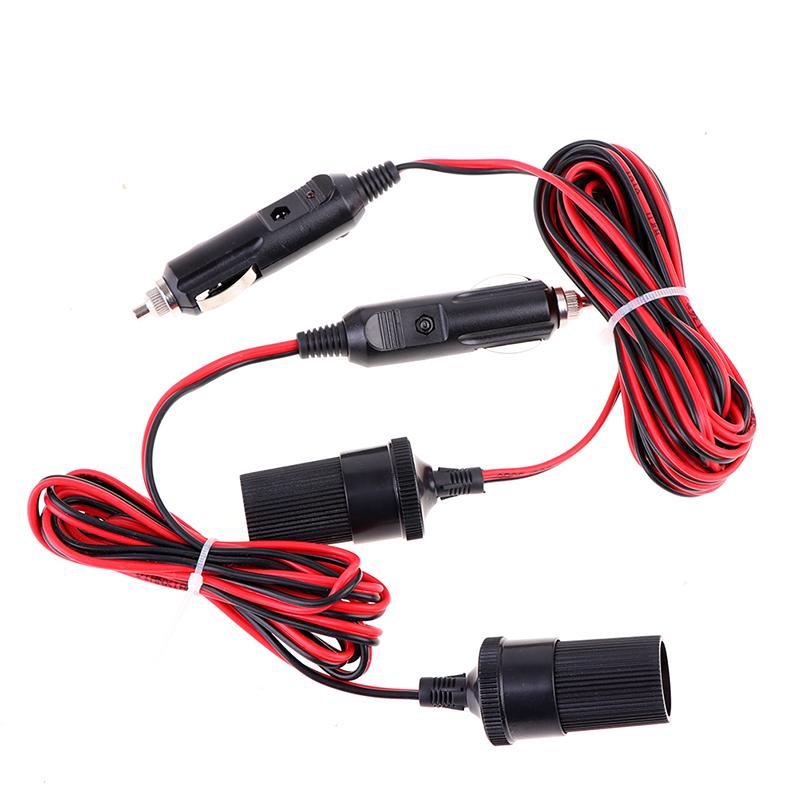 5M 12V Car Extension Cable for Cigarette Lighter Car Cigarette Lighter