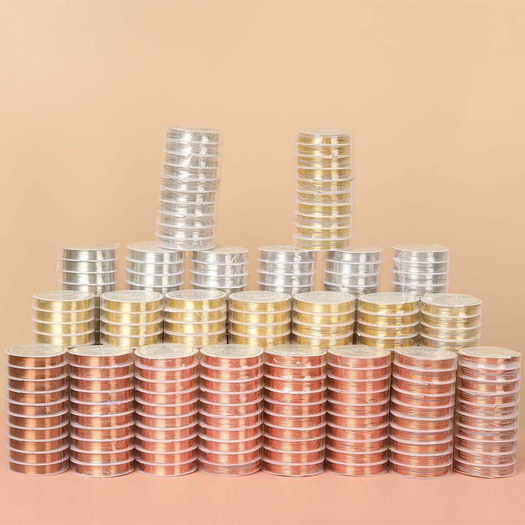 Медная проволока Ручная работа Медная проволока Маленькая катушка Золотая проволока Аксессуары Обмоточная проволока Нанизывание бусин Свинцовая проволока Цветная медная проволока