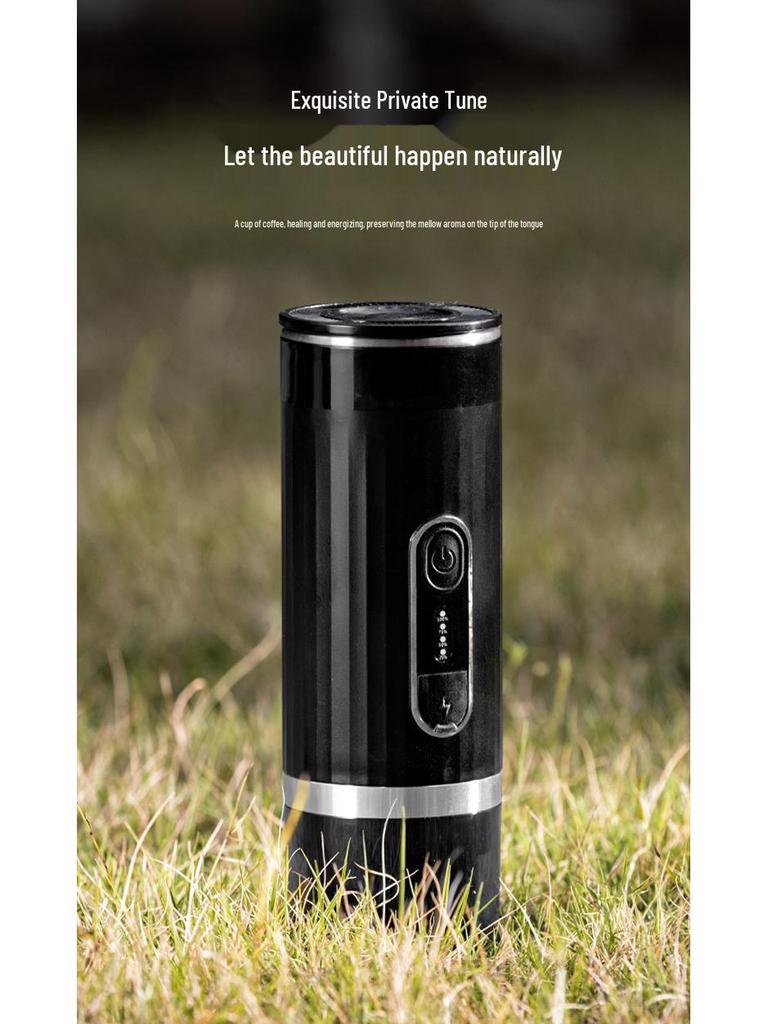 Portable Wireless Espresso Machine for Cars: Fully Automatic Italian Capsule Coffee Maker