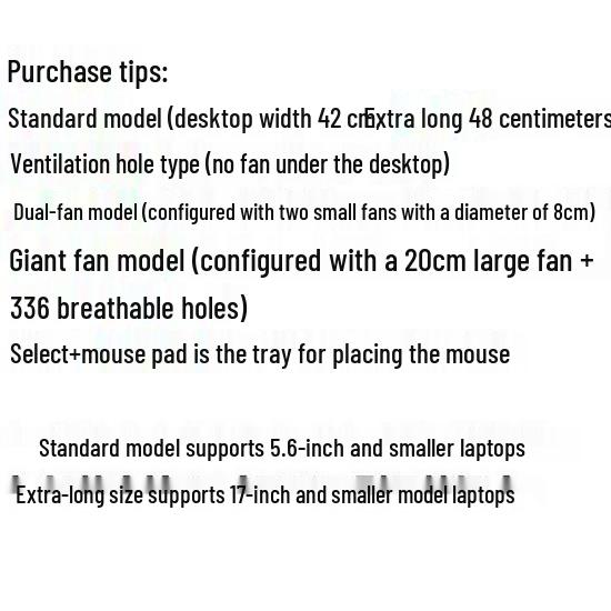 Складная подставка для ноутбука с охлаждающим лотком для кровати и стола - Поддержка шейного отдела позвоночника