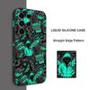 Черный Чехол-Клоун для Samsung Galaxy S25 S24 S23 S22 S21 S20 S10 S10E S9 Ultra Plus FE Note 20 Ultra 10 9 Plus
