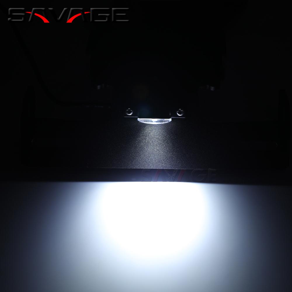 MT-03 R3 светодиодный держатель номерного знака для YAMAHA YZF R3 R25 MT25 MT03 регулируемый фиксатор крыльев MT03 мотоцикла