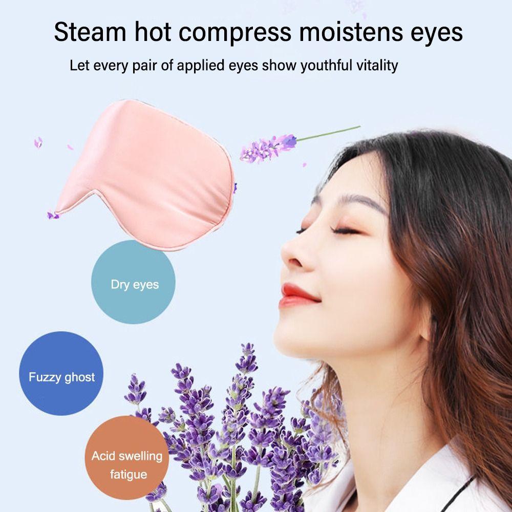 Blindfold For Blepharitis Sleeping Eye Mask Silk Eyes Cover Hot Steam Compress Eye Mask USB Heated
