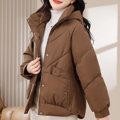 XL-8XL свободная верхняя одежда женские зимние пальто с капюшоном повседневные свободные толстые теплые женские куртки больших размеров женская одежда