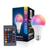 New! Ac85-265v Led Rgb Light Bulb 4 Modes Color Changing Remote Control Spotlight Bulb With Memory For