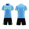 Adult Soccer Referee Uniform Set Short Sleeve Shirt Shorts Matches Training World Cup Style