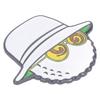 Golf Ball Marker Hat Clips Lightweight Removable Magnetic Anti Rust Glasses Fisherman Hat Clips for Women Men White