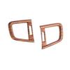 For Honda CRV CR-V 2017- Peach Wood Grain L&R AC Air Outlet Vent Cover Trim