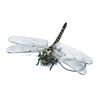 Fake Dragonfly Decoration with Lanyard/Pin Portable Outdoor Camping Gnats Fly Repellent Simulated 3D Dragonfly Model Ornament Kids Educational Toy