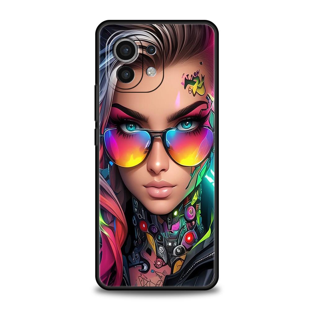 Чехол для телефона Cover для Xiaomi Mi 17 Pro Max 15 14 13 12 11 Ultra 15T 14T 13T 12T 11T Pro Lite Мягкий ТПУ корпус Горячие Девушки Fundas Сумки