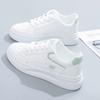 Women's 2024 New Spring Thick-Soled White Sneakers, Perfect for Sports and Casual Wear