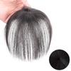 Парик, закрывающий седину, накладка для волос на макушке, клипса для боковых волос, бесшовные накладки для волос, синтетические накладки для парика, накладки для волос
