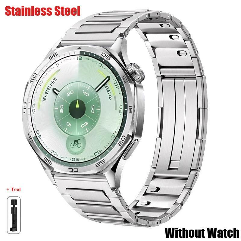 Ремешок из нержавеющей стали 22 мм с быстрой фиксацией для Huawei GT 6 46 мм, GT 6 Pro 46 мм, титановый, деловой, с боковым отсоединением для Huawei W