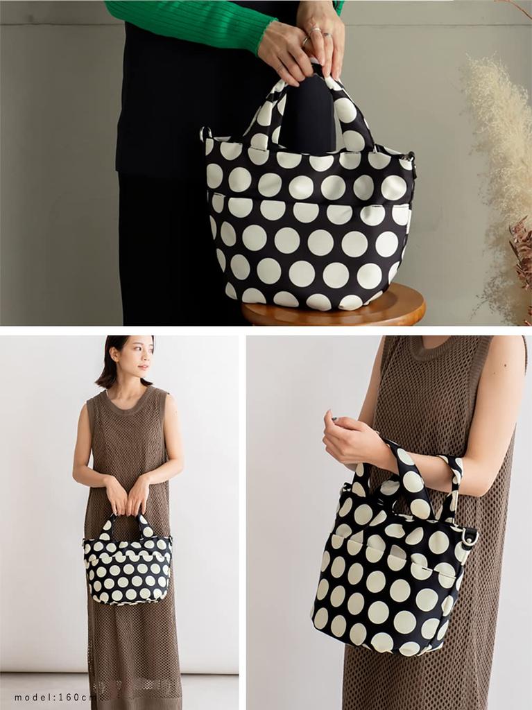 Женская нейлоновая сумка-тоут VITAFELICE, 2-сторонняя, в форме шара (vnsb-725z) (точка)