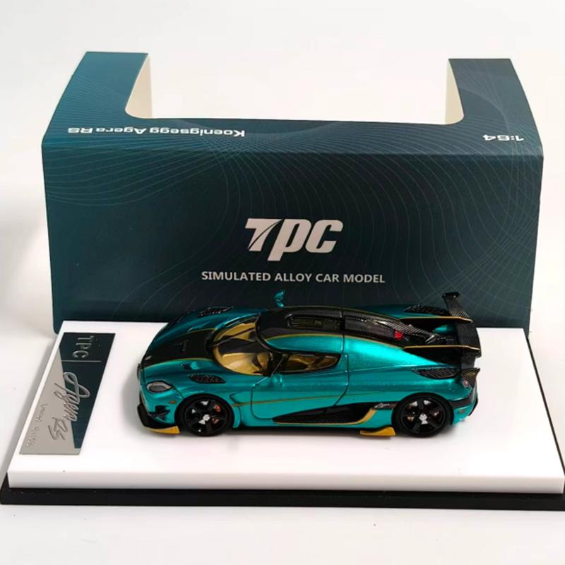 TPC 1:64 Scale Agera RS Simulated Alloy Toy Car Model Display Decorative Piece Classic Collectible
