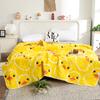 Cute Rubber Duck Summer Quilt Cartoon Ducks Gifts Bedspread Thin Comforter All-Season Quilted Air Conditioner Quilts For Bedroom